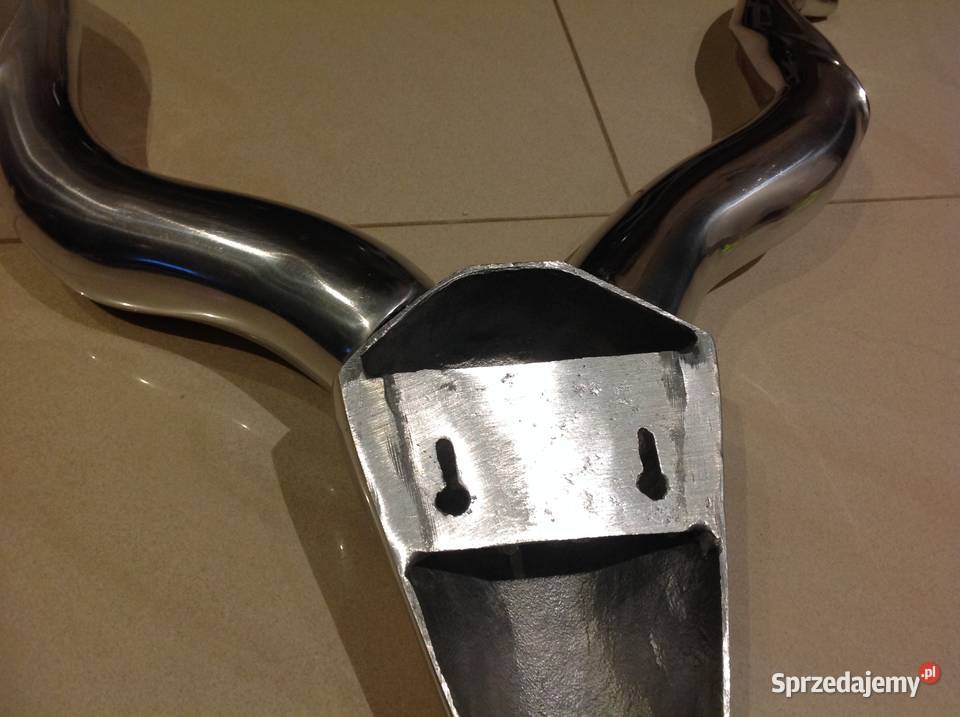 Rogi Poroże Srebrne Aluminiowe Dekoracja Ścienna Wyposażenie wnętrz Nowa Sól