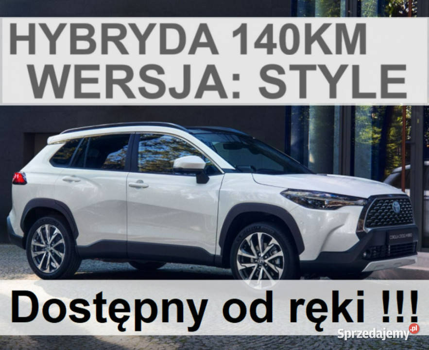 Toyota Corolla Cross 140 Hybryda Style Kamera Szczecinek