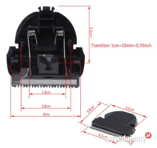 Ostrze Nasadka grzebień strzyżarki Philips Części i Akcesoria Rzeszów