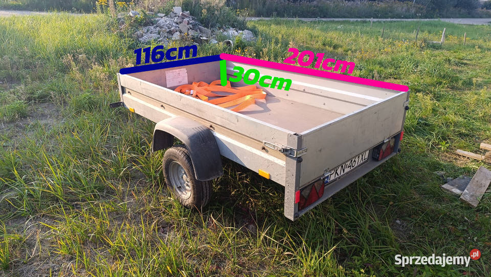 Przyczepka samochodowa lekka dmc 750 Osiniec