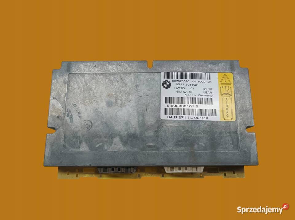 SENSOR AIRBAG 6933021 Bmw Seria 7 IV 20012008 Komputery