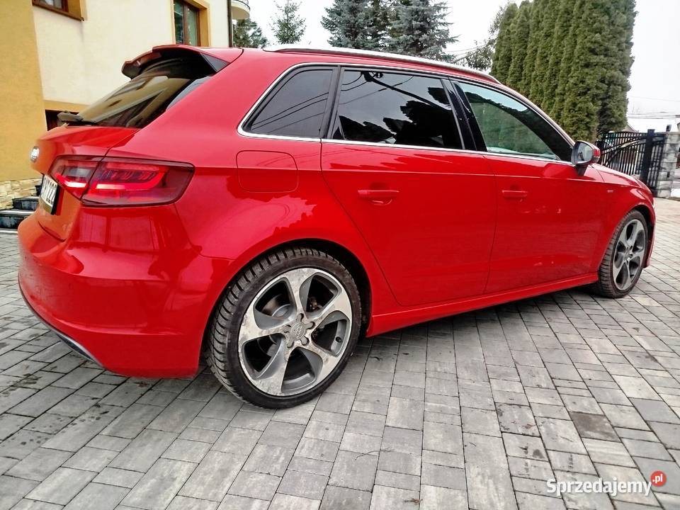AUDI A3 SLINE 14 BENZYNA 122 128 skóra czujniki manualna Grabownica Starzeńska
