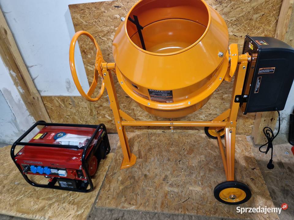 Zestaw BETONIARKA 160L 230V KD495 Agregat Głogowa