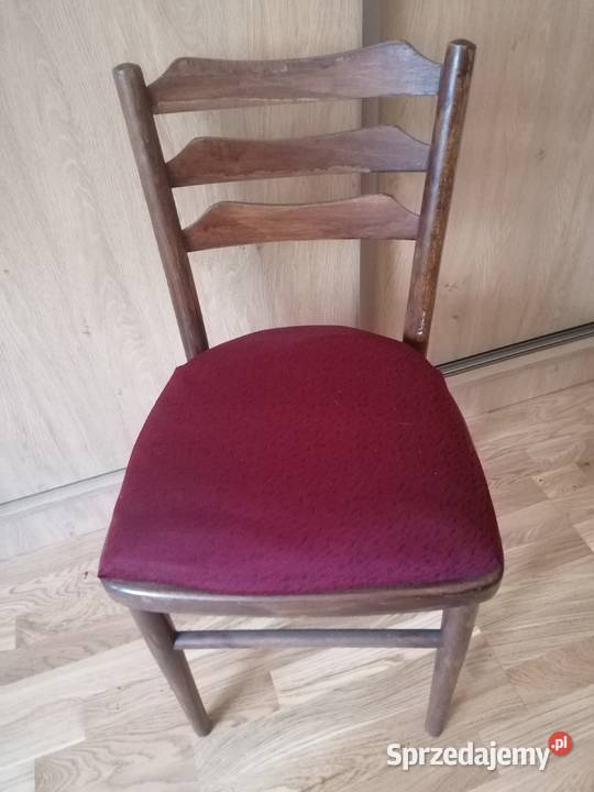 Krzesło drewniane PRL Radomsko Łódź