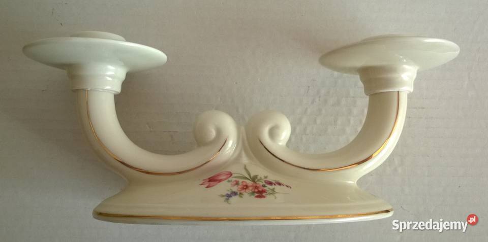 Świecznik Porcelanowy Alka Bawaria Meissen Porcelana i szkło mazowieckie Radom