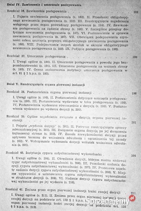 Postępowanie administracyjne Zarys wykładu Chełm