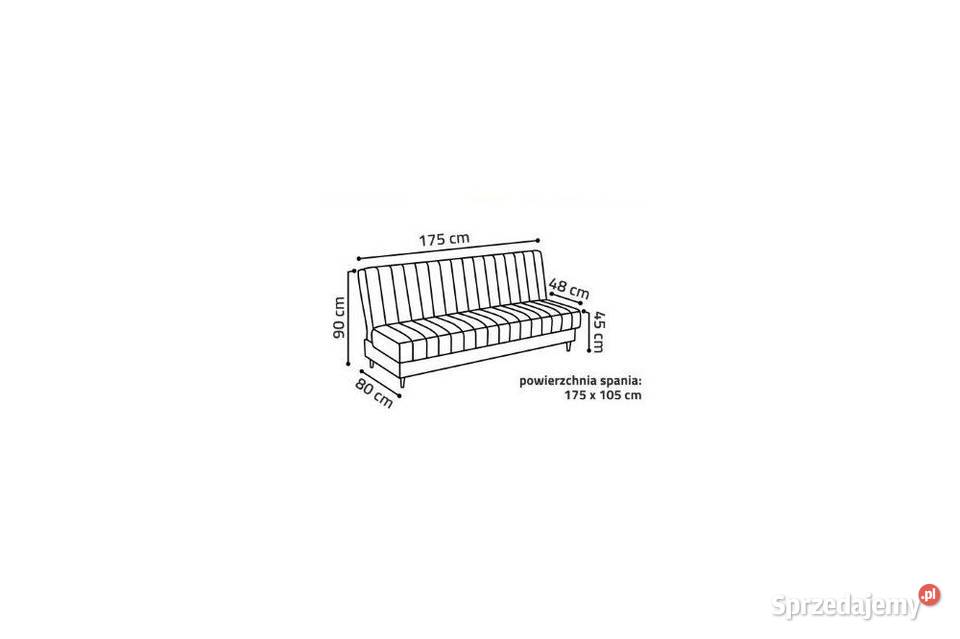 Wersalka Klara Mini175 Darmowa dostawa 175cm łódzkie Wieruszów sprzedam