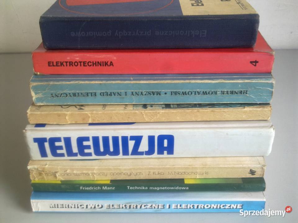 Książki Elektrotechniczne 8 sztuk Olesno