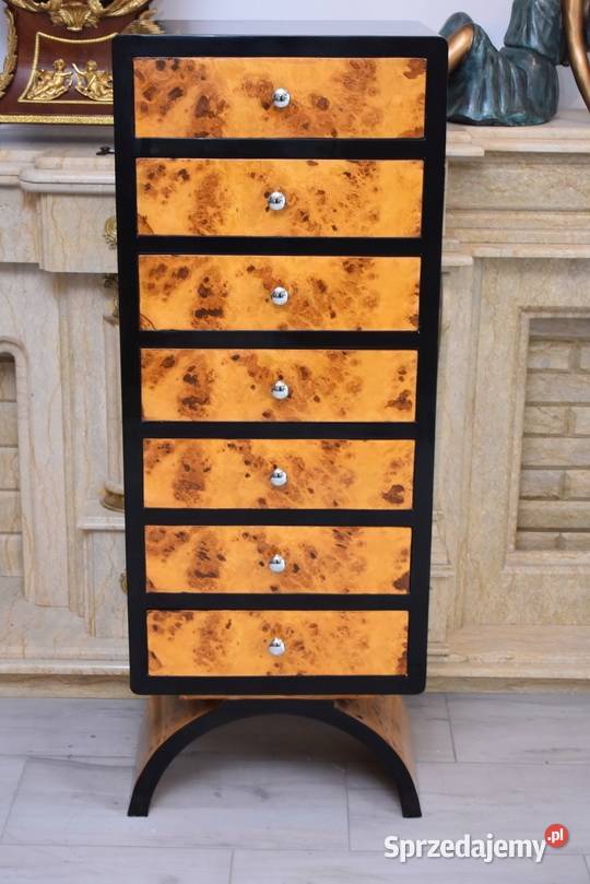 Drewniana Komoda Art Deco 7 Szuflad Regał Kraków sprzedam