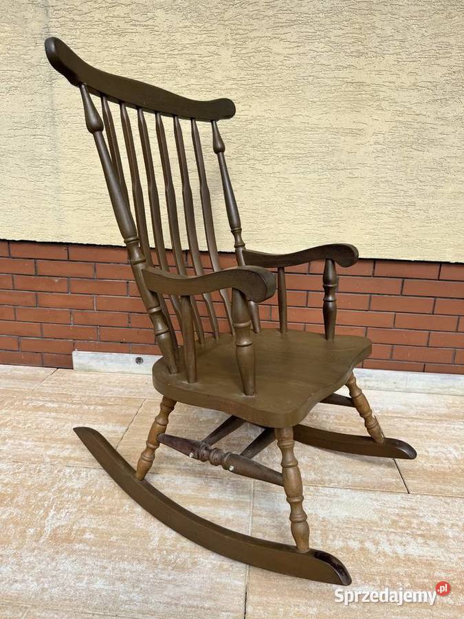 Fotel bujany bujak na biegunach prl retro Fotele Garwolin
