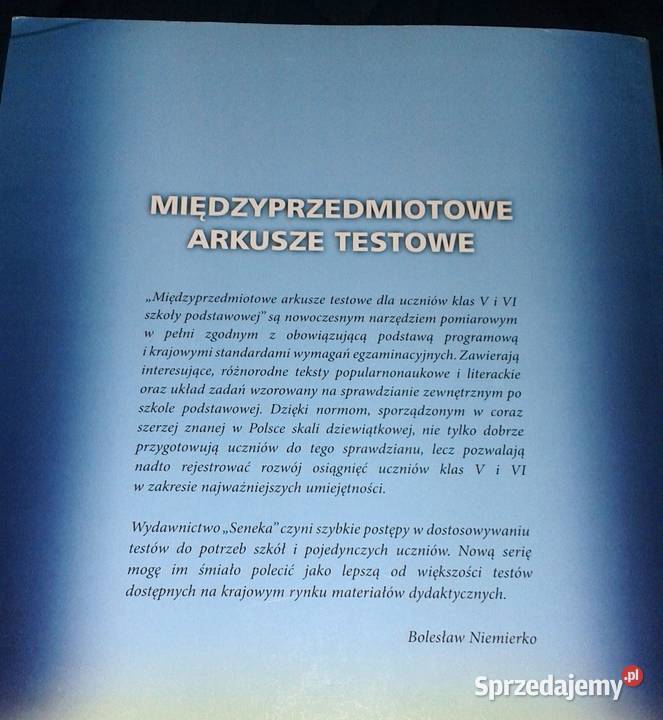 Międzyprzedmiotowe arkusze testowe Anna Chełm