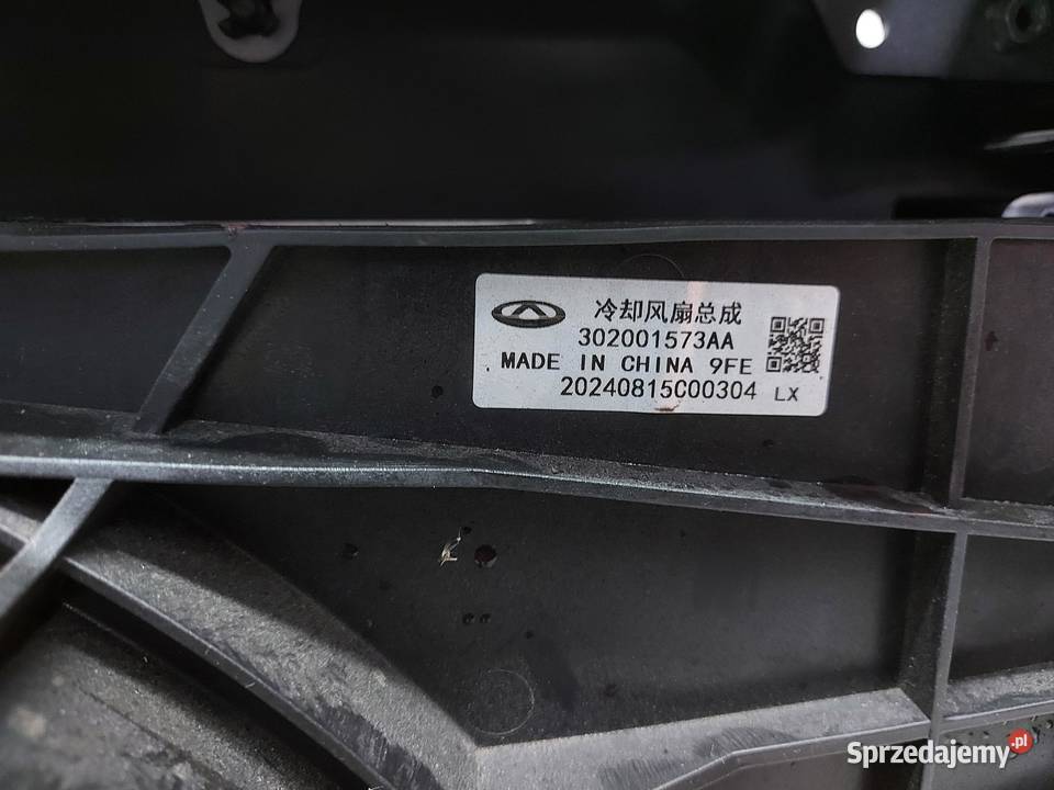 Chery Omoda 5 2024 pas przedni chłodnice kpl osobowe