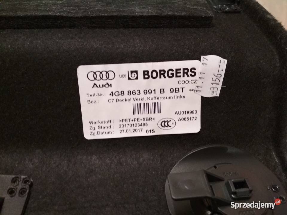 Nowa oryginalna pokrywa zaślepka boczka Motoryzacja Świdnik