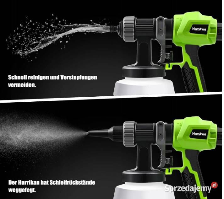 MaxAwe Elektryczny Rozpylacz do Farby 800 W Pozostałe Myszyniec