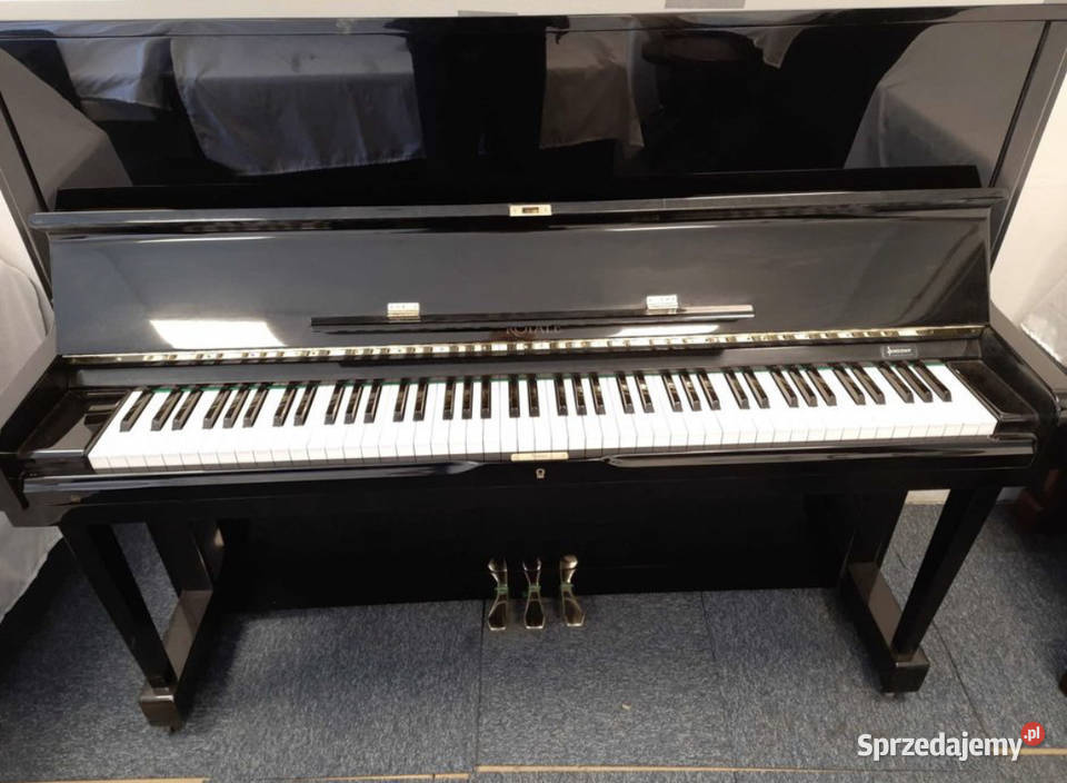 Pianino Royale czarny połysk 120cm pracowna pianin, transpor