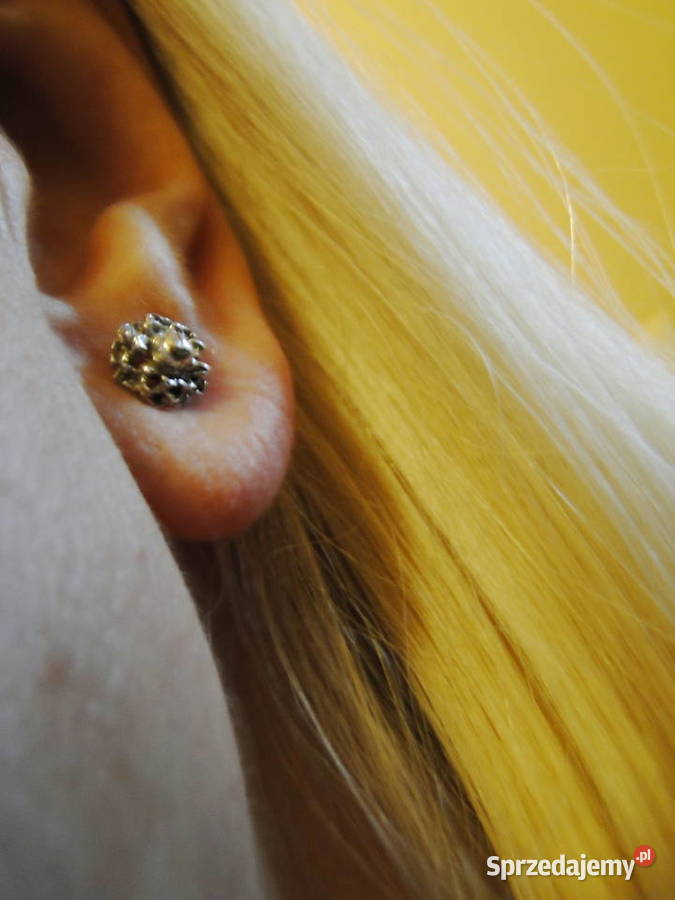 Kolczyki kwiatki srebro 925 Warszawa