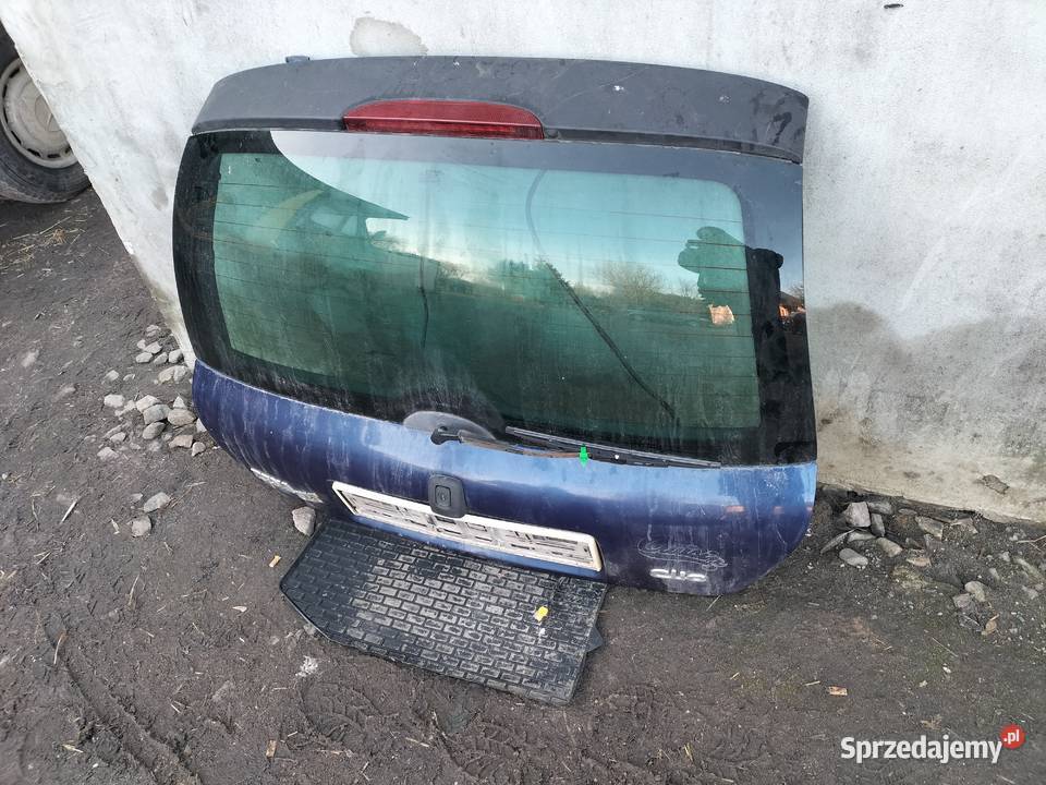 RENAULT CLIO 2 KLAPA BAGAŻNIKA TYŁ TYLNA SZYBA Kamień-Kolonia