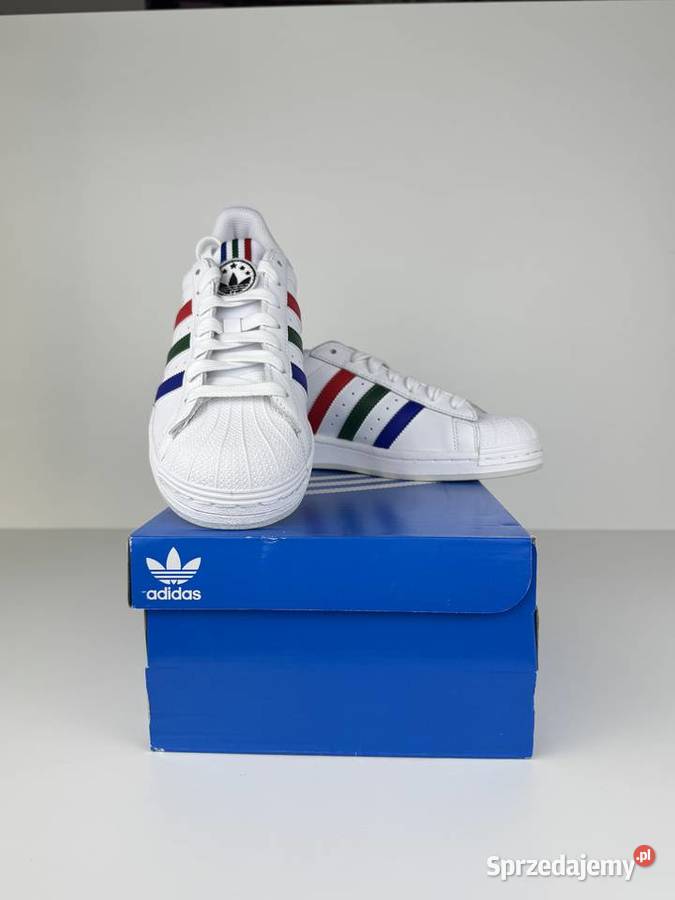 Adidas Superstar IF7821 r40 białe kolorowe paski Krasnystaw