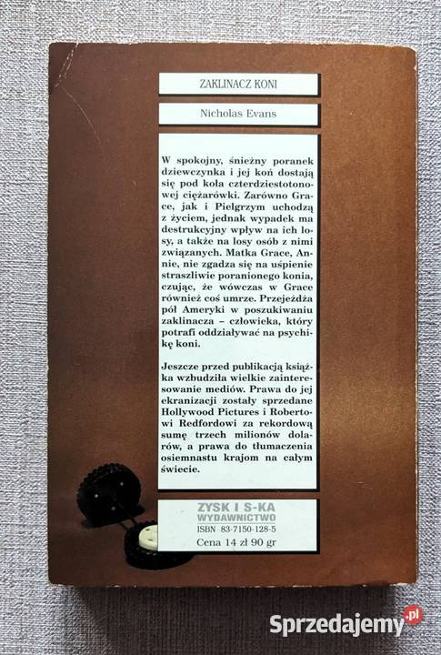 Książka Zaklinacz koni Nicholas Evans seria Kraków