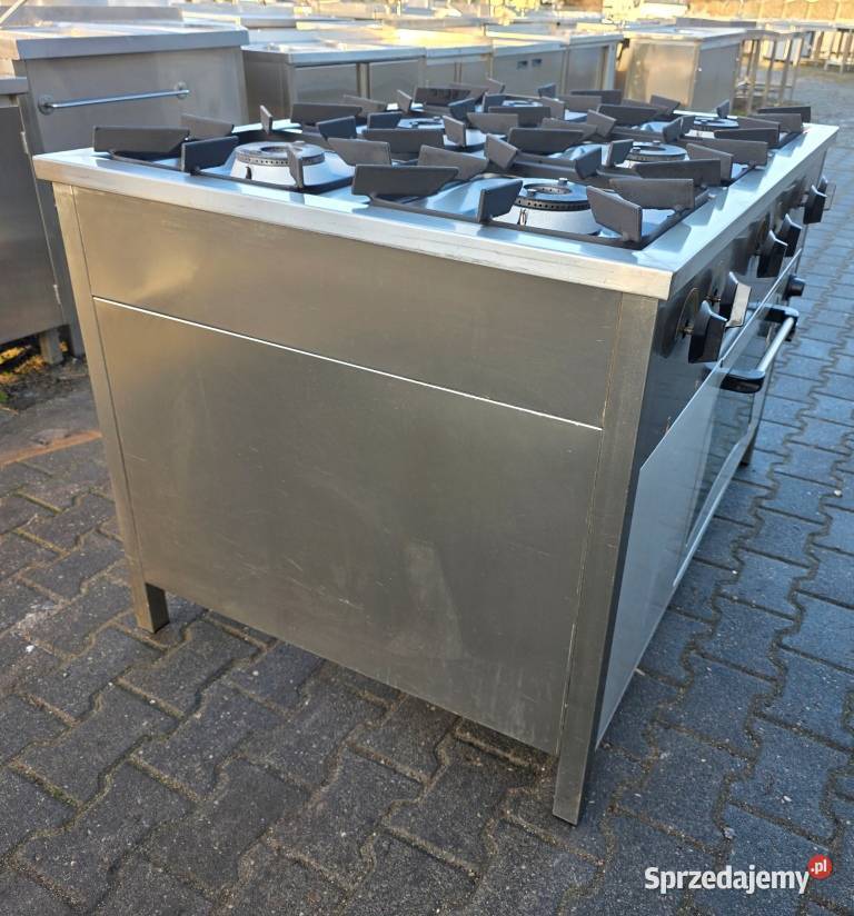 Kuchnia Gazowa 6 Pal Piekarnik Elekt EGAZ M1281 Nowe Skalmierzyce