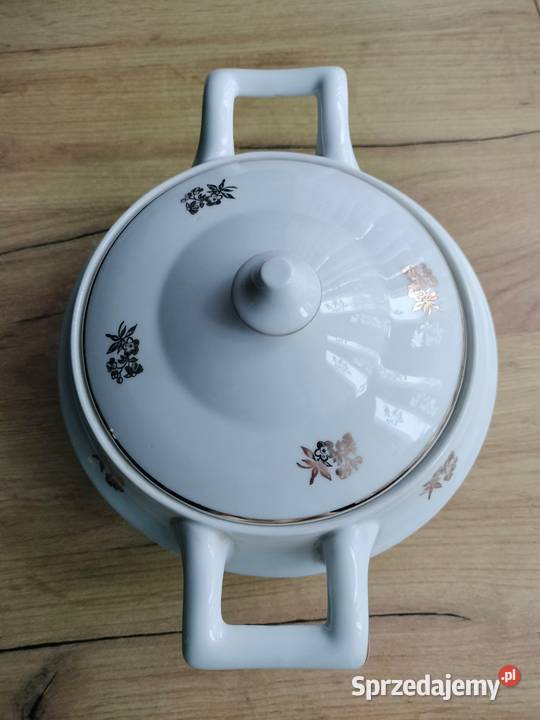 Waza do zupy złocona Karolina PRL zachodniopomorskie Choszczno sprzedam