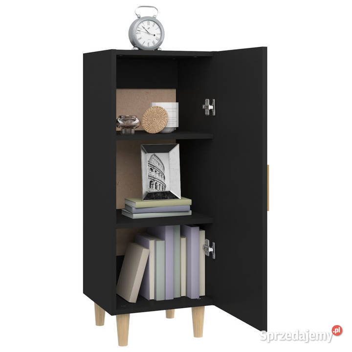 Szafka czarna 345x34x90 materiał drewnopochodny Pozostałe Warszawa