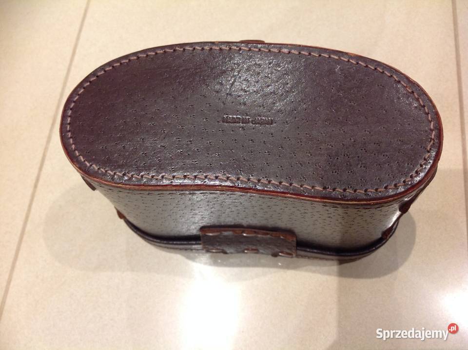 Futerał Pokrowiec Skórzany na Lornetkę STARY lubuskie Nowa Sól