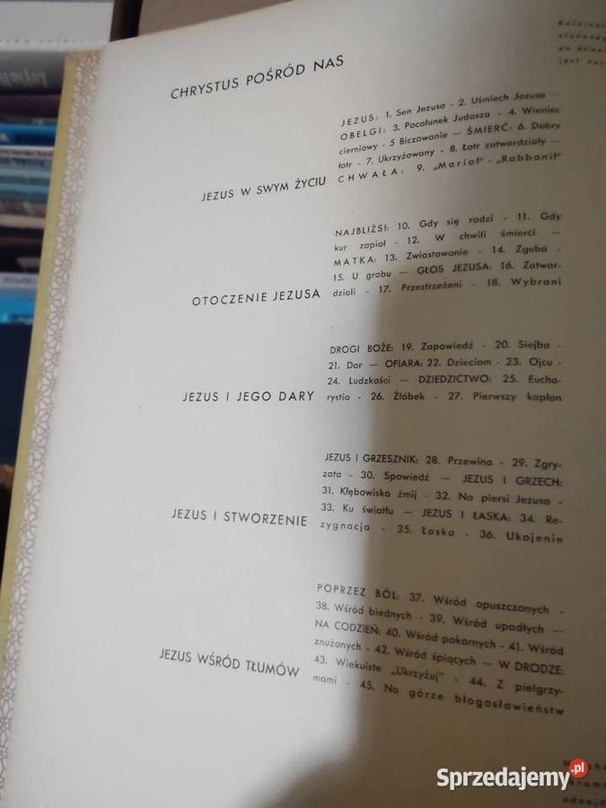 CHRYSTUS POŚRIÓD NA M BARRERIS Wwa 1937 Abum egz Antykwariat Iwno