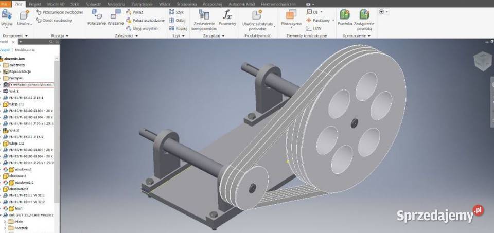 Projektowanie 2D 3D AutoCAD Inventor SolidWorks