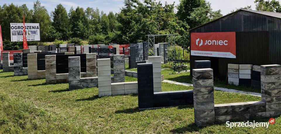 Ogrodzenia betonowe JONIEC pustaki bloczki Piotrowiec