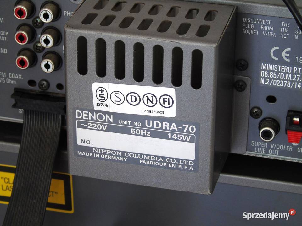 Wieża Denon Amplituner CD Mag AUX PHONO DOSTAWA Jasło