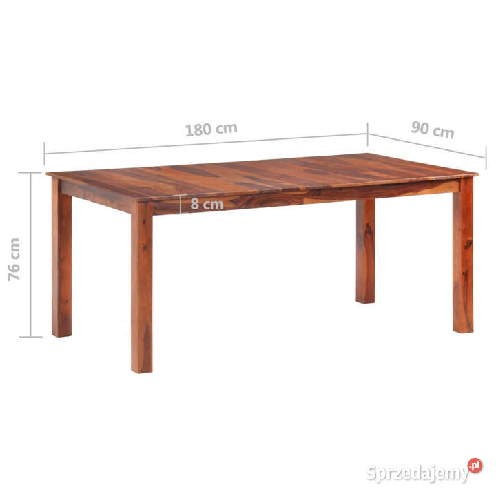 Stół jadalniany 180x90x76 lite drewno WM288113 Stoły mazowieckie Warszawa sprzedam