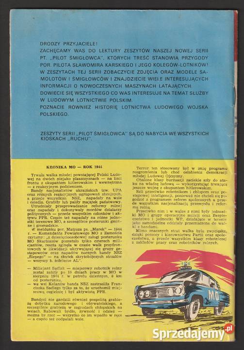 KAPITAN ŻBIK BŁĘKITNA SERPENTYNA 1974 Polskie Łódź sprzedam