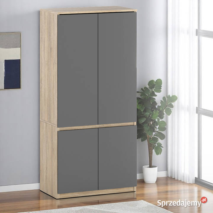 Szafa Nowoczesna Garderoba Do Sypialni Z Półkami Elbląg