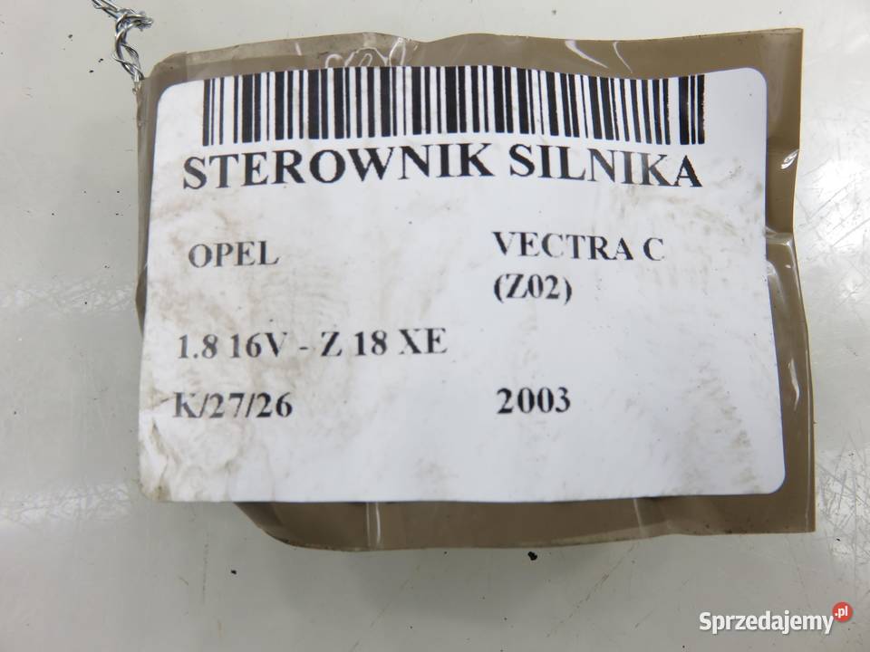 STEROWNIK OPEL VECTRA C 18 16V 5WK9378 55354380 Komputery sprzedam