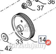 Holland CR9080 Koło Pasowe Napędu Podajnika Pozostałe Jastrzębniki