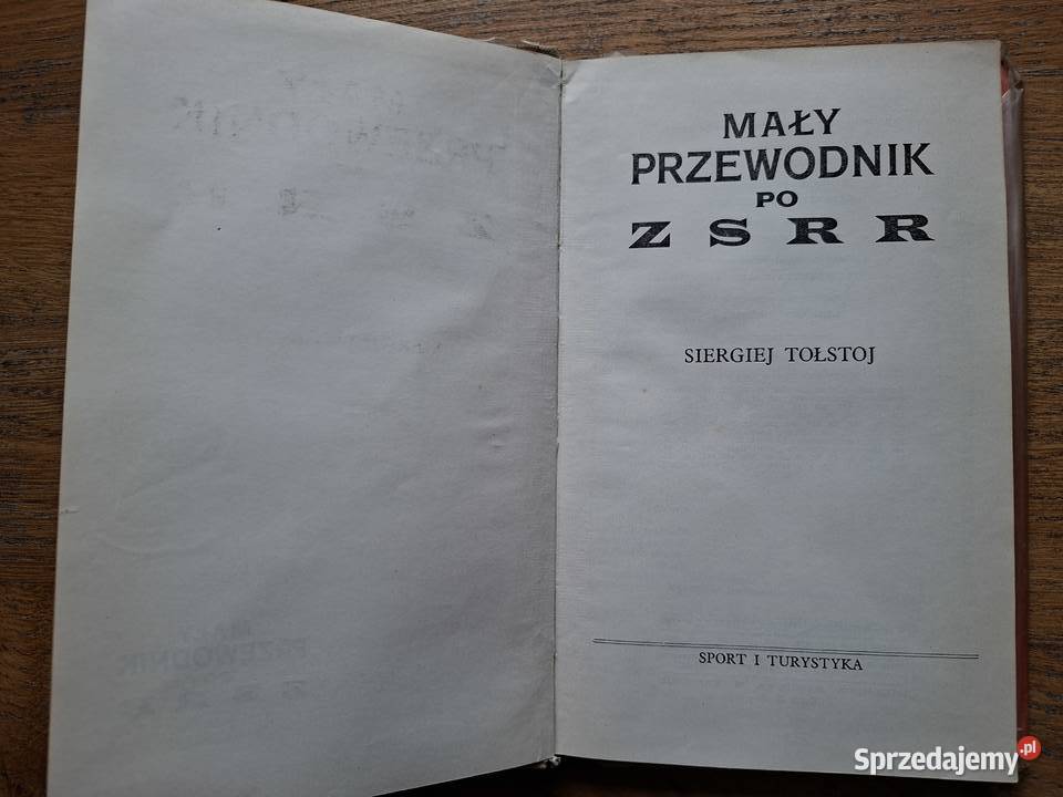 Mały przewodnik ZSRR Siergiej Tołstoj Kraków