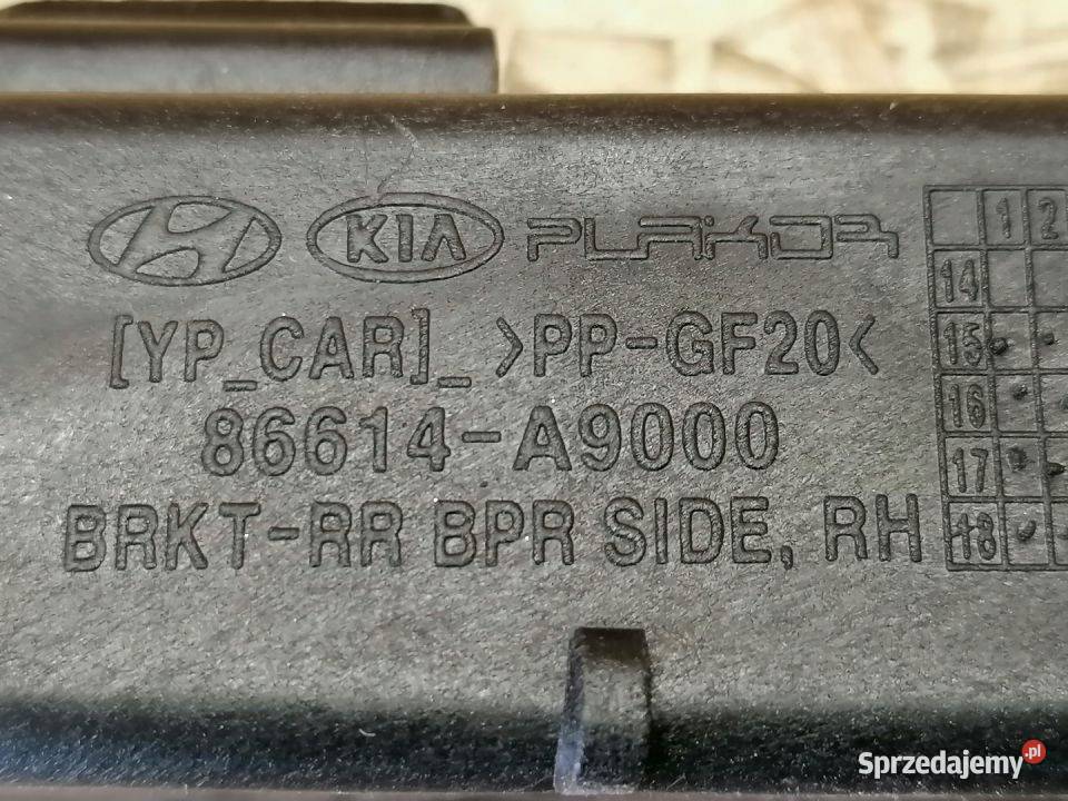 KIA CARNIVAL SEDONA 15 ŚLIZG ZDERZAK PRAWY TYŁ Pleszew