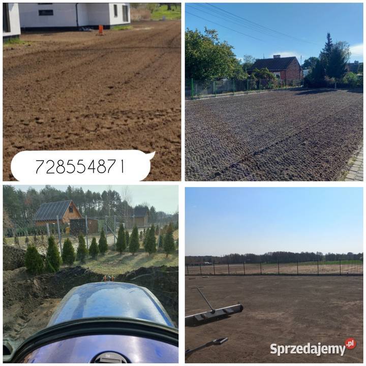 RÓWNANIE TERENU CZARNOLAS mazowieckie