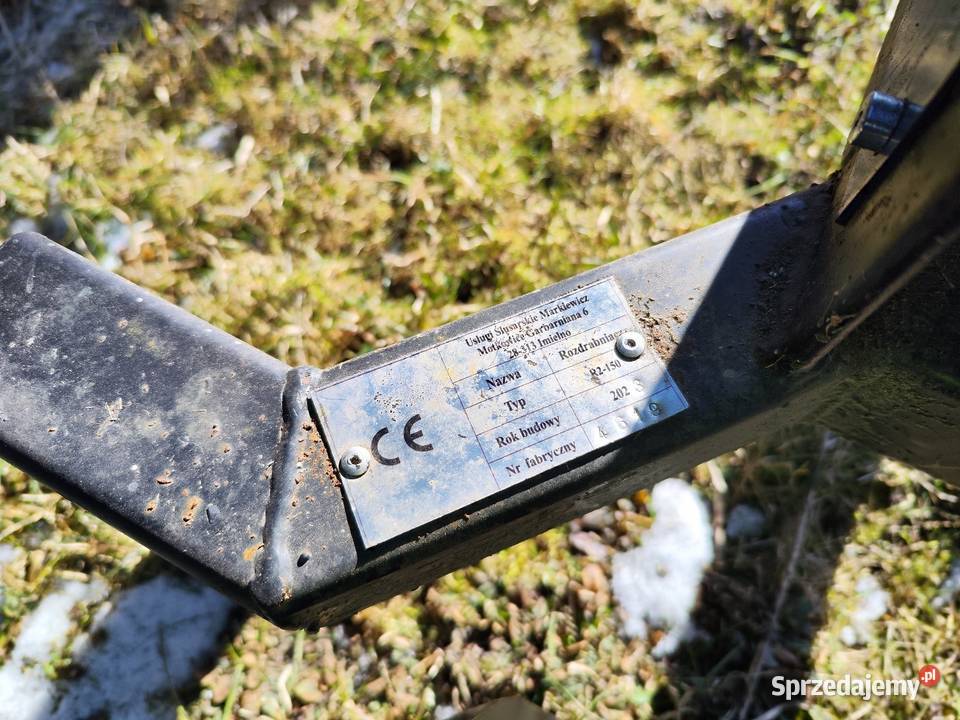 Rębak walcowyrębak niebieski W100rozdrabniacz Rozdrabniacze lubelskie Terespol