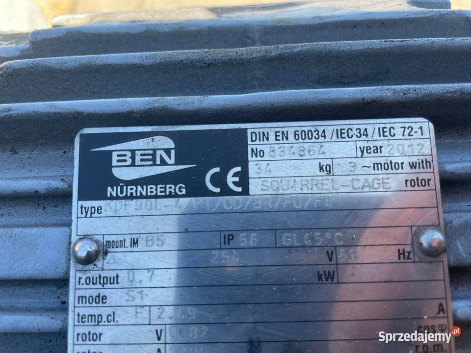 Zestaw przemysłowych silników elektrycznych śląskie