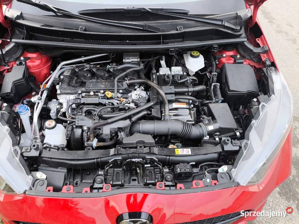 Mazda 2 Hybryda czerwony Ostrów Wielkopolski