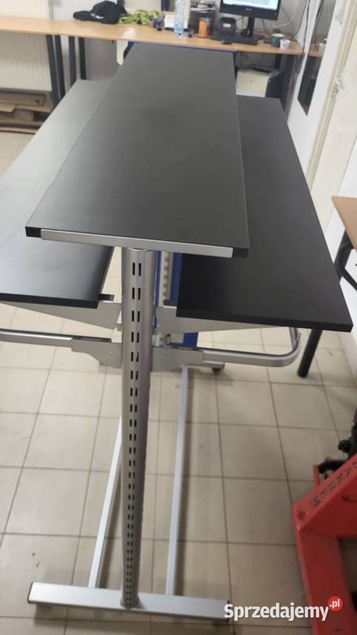 Gondola sklepowa z półkami i lustrem na kółkach Sosnowiec