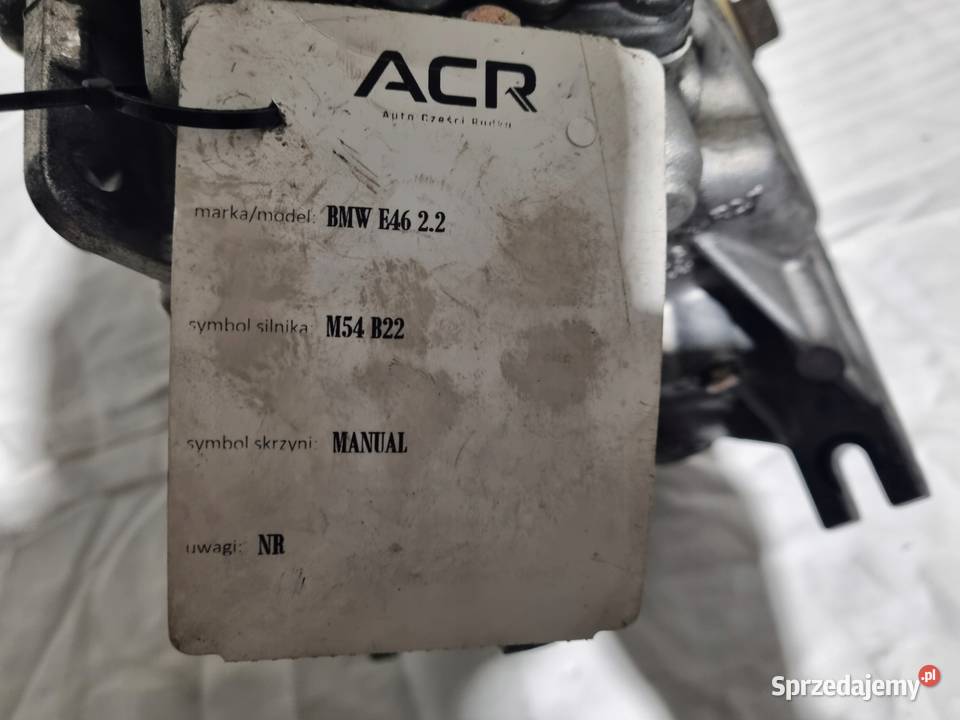 SKRZYNIA BIEGÓW BMW E46 320i 22 manualna MANUAL Skrzynie biegów manualne Rudka