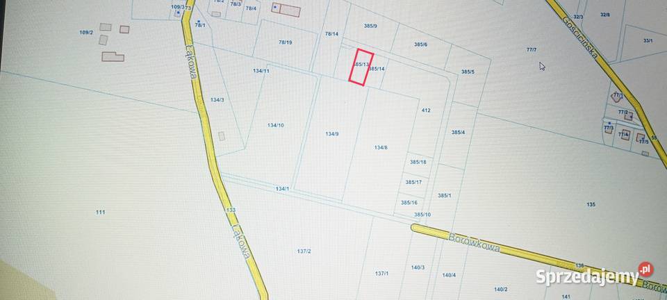 Działka z pozwoleniem na bliźniak pomorskie Gowino sprzedam