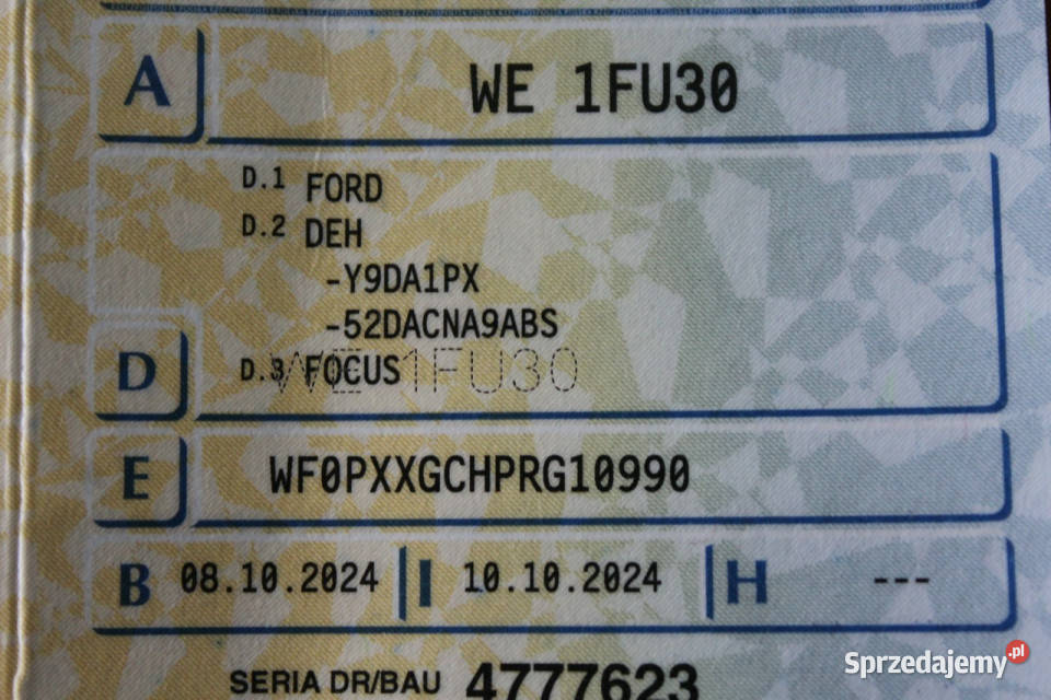 Ford Focus TitaniumX SalonPL FV23 Virtual Navi czujnik deszczu sprzedam