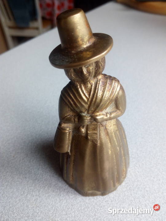 Mosiężny antyczny dzwonek pani robiąca na Kraków sprzedam
