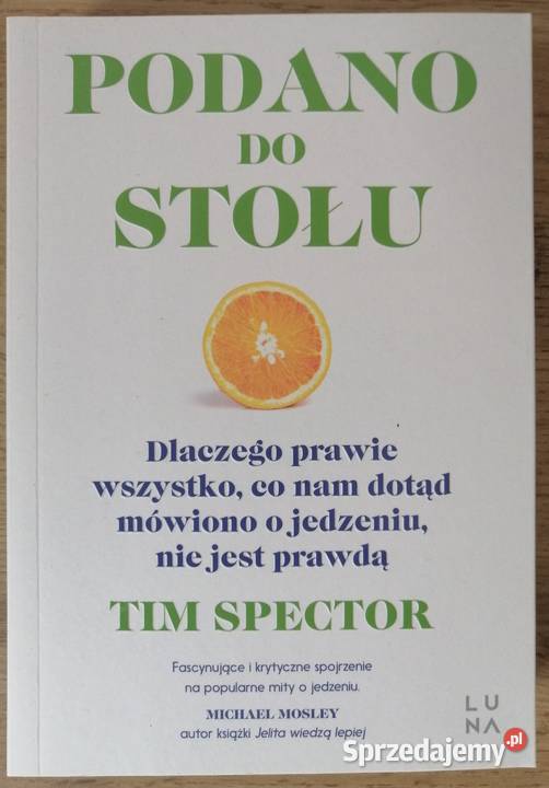 Podano do stołu Tim Spector ISBN 9788367510745