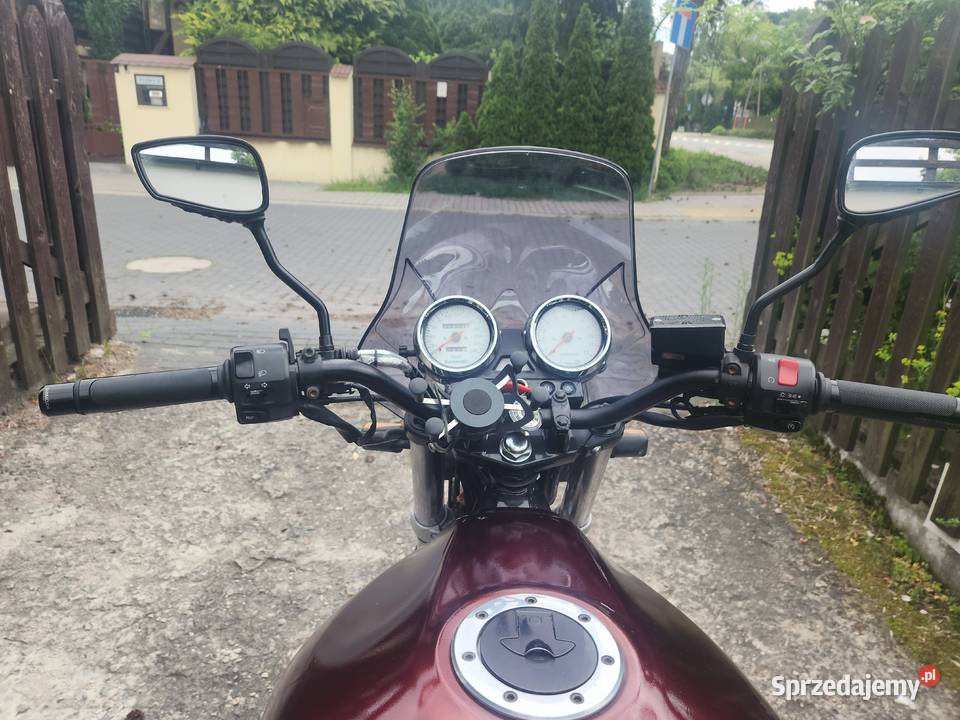 Kawasaki ZR7 750 regulowane zawieszenie kufer Warszawa