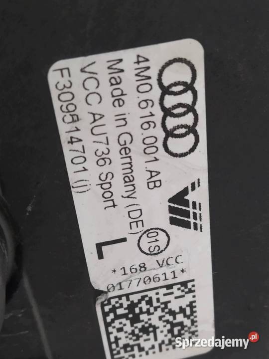 AMORTYZATOR MIECH LEWY TYŁ 4M 4M0616001AB Audi